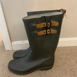 Gray Rain Boots